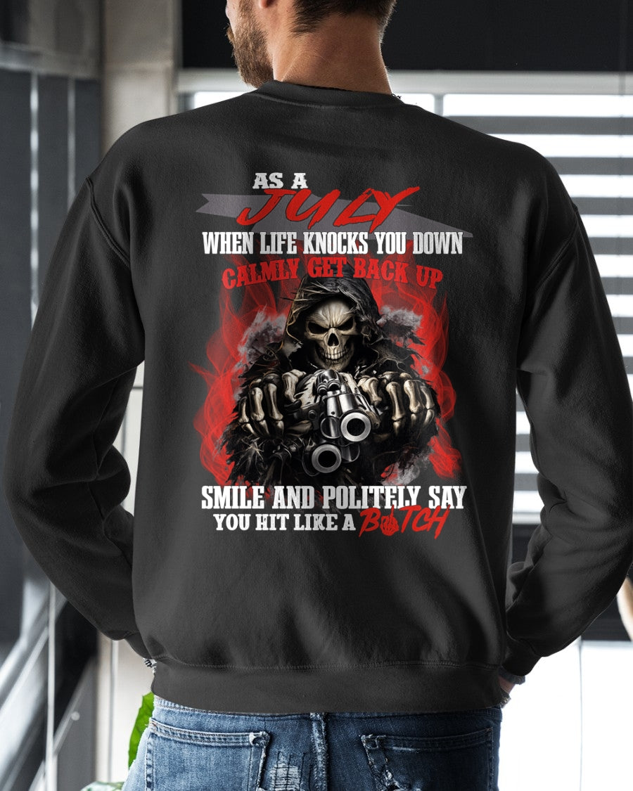 JULY MAN - WHEN LIFE KNOWS YOU DOWN CALMLY GET BACK UP - TRNN07 (SKU26T-01164-07)