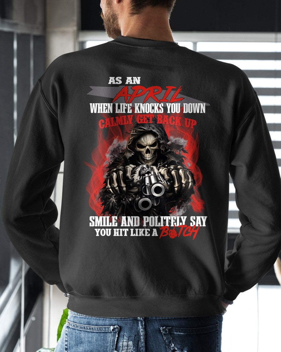 APRIL MAN - WHEN LIFE KNOWS YOU DOWN CALMLY GET BACK UP - TRNN04 (SKU26T-01164-04)