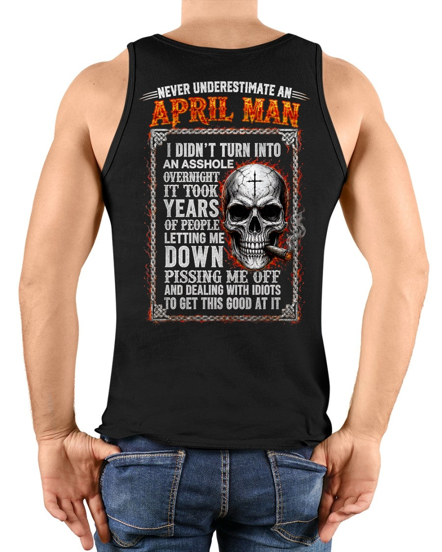 APRIL - GRUMPY MAN - T Shirt For Strongman - TRNN04 (SKU2606-383-04)