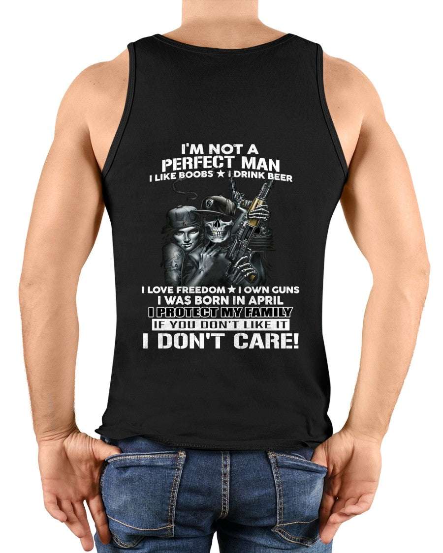 APRIL - I'M NOT A PERFECT MAN BUT I PROTECT MY FAMILY - TRNN04 (SKU26T-0193-04)