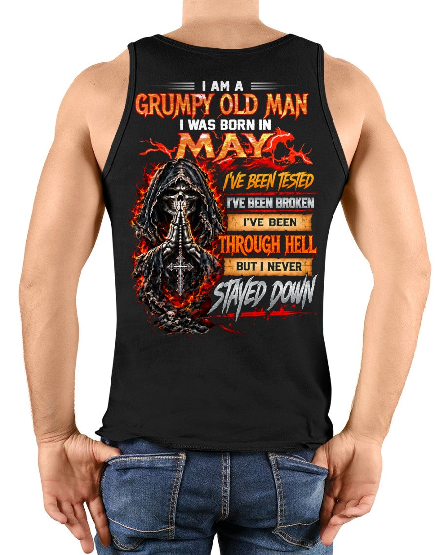MAY - I Am a Grumpy Old Man - T Shirt For Strongman - TRNN05 (SKU2609-372-05)