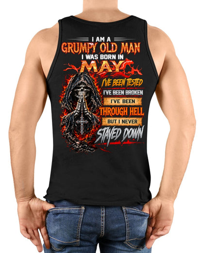 MAY - I Am a Grumpy Old Man - T Shirt For Strongman - TRNN05 (SKU2609-372-05)