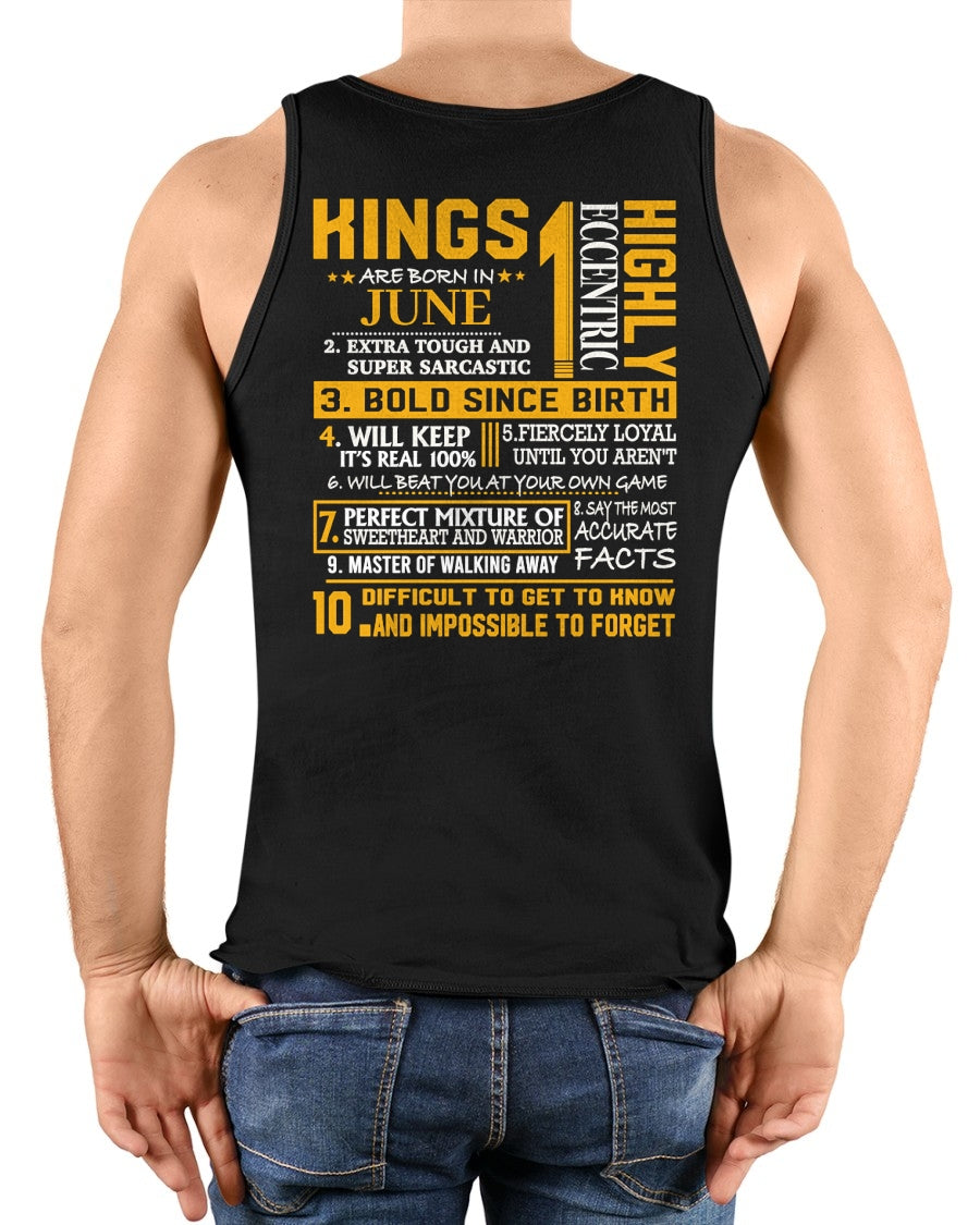 JUNE KING  – Extra Tough, Fiercely Loyal & Built Different Since Birth - T Shirt For Strongman - TRNN06 (SKU2602-133-06)