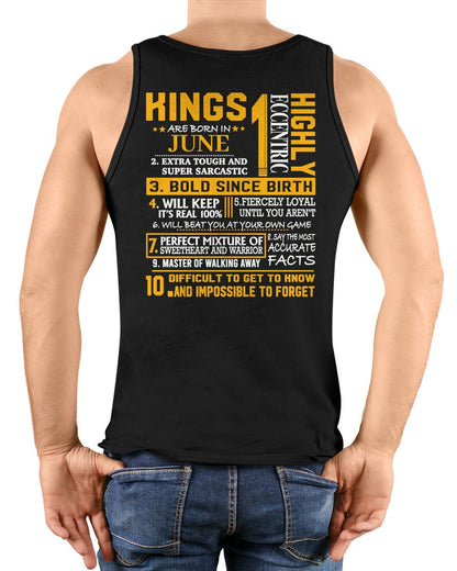 JUNE KING  – Extra Tough, Fiercely Loyal & Built Different Since Birth - T Shirt For Strongman - TRNN06 (SKU2602-133-06)