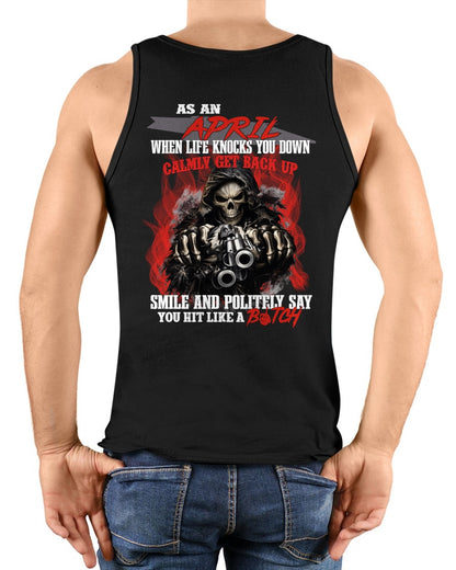 APRIL MAN - WHEN LIFE KNOWS YOU DOWN CALMLY GET BACK UP - TRNN04 (SKU26T-01164-04)