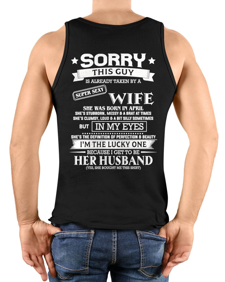 APRIL - SORRY THIS GUY IS ALREADY TAKEN BY A SUPER SEXY WIFE - TRNN04 (SKU26T-01198-04)
