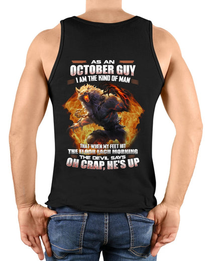 OCTOBER - I'M THE KIND OF MAN THAT WHEN MY FEET HIT THE FLOOR EACH MORNING - TRNN10 (SKU26T-01-13-10)