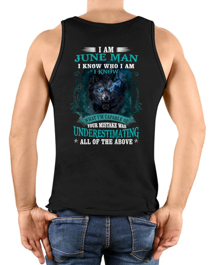 JUNE MAN - I KNOW WHO I AM UNDERESTIMATING ALL OF THE ABOVE - TRNN06 (SKU26T-01120-06)
