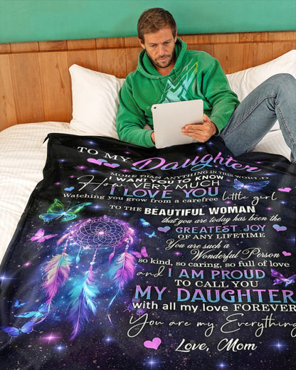 Special Gift For Daughter - From Mom Blanket (SKUB08-92)