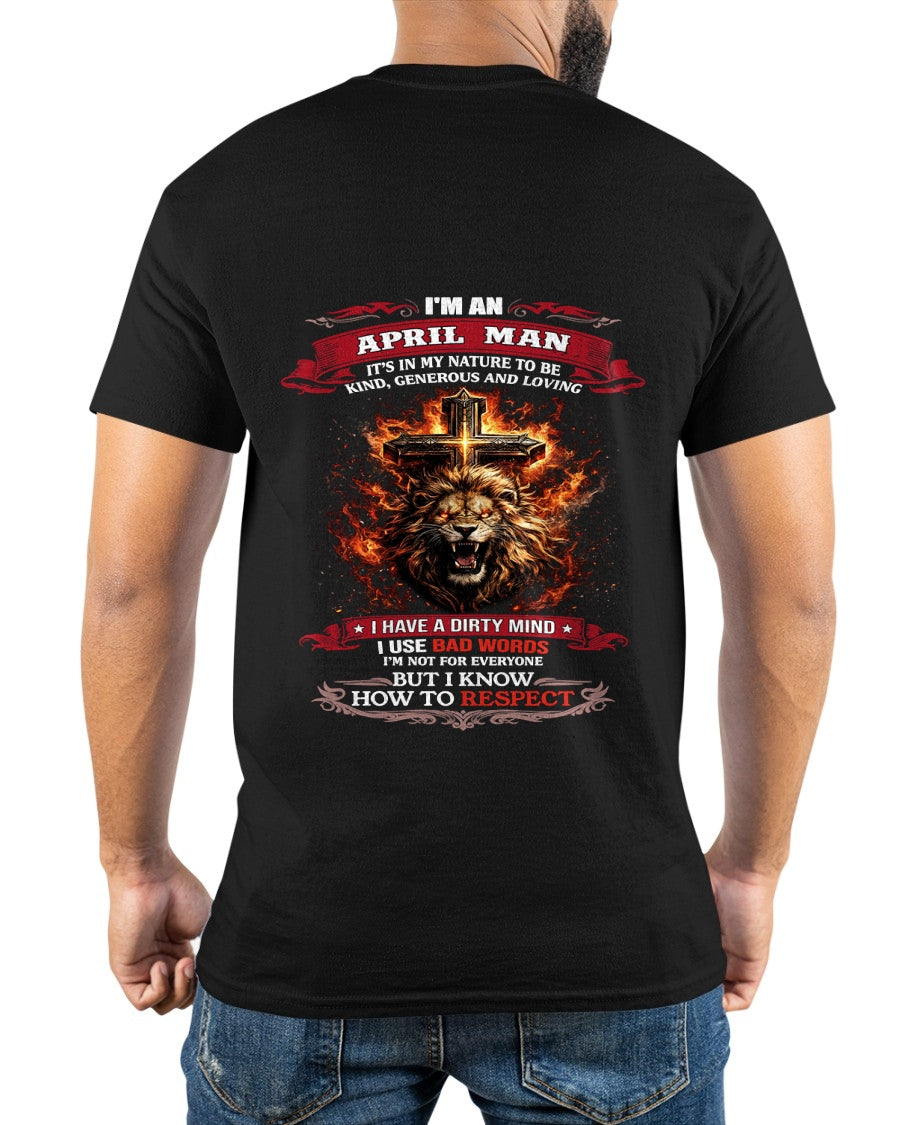 APRIL - I HAVE A DIRTY MIND I USE BAD WORDS I'M NOT FOR EVERYONE - TRNN04 (SKU26T-01-31-04)