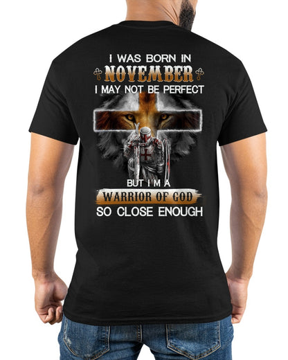 NOVEMBER MAN - BUT I'M A WARRIOR OF GOD SO CLOSE ENOUGH - TRNN11 (SKU26T-01183-11)