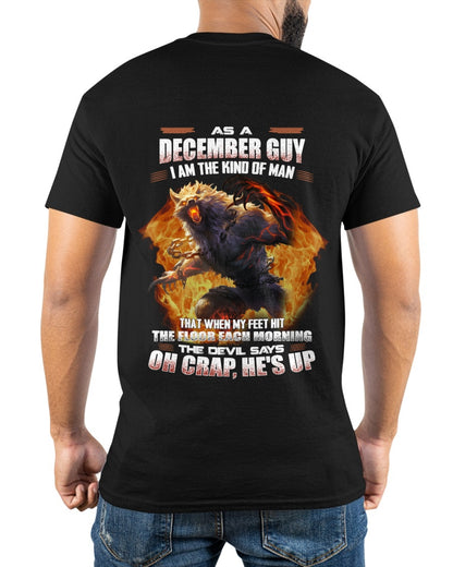 DECEMBER - I'M THE KIND OF MAN THAT WHEN MY FEET HIT THE FLOOR EACH MORNING - TRNN12 (SKU26T-01-13-12)
