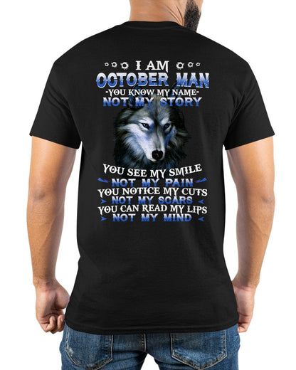 OCTOBER MAN - YOU KNOW MY NAME NOT MY STORY YOU SEE MY SMILE - TRNN10 (SKU26T-01-48-10)
