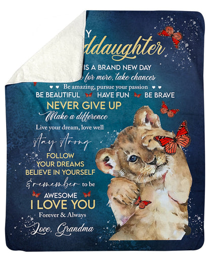 BLANKET FOR GRANDDAUGHTER FROM GRANDMA FULL