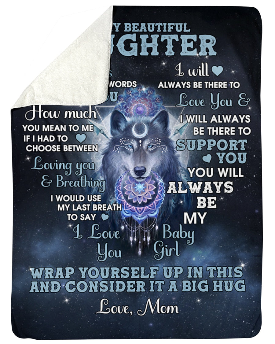 Special Gift For Your Daughter Blanket - From Mom