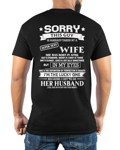 APRIL - SORRY THIS GUY IS ALREADY TAKEN BY A SUPER SEXY WIFE - TRNN04 (SKU26T-01198-04)