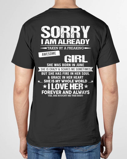 JUNE - SORRY I AM ALREADY TAKEN BY A FREAKING AWESOME GIRL - FROM WIFE - TRNN06 ( SKU12-298-06)
