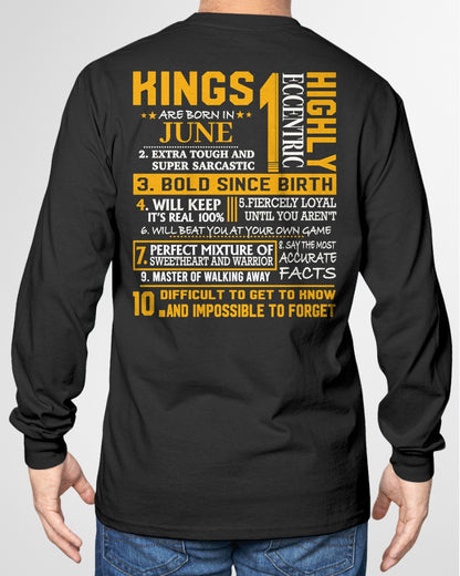 JUNE KING  – Extra Tough, Fiercely Loyal & Built Different Since Birth - T Shirt For Strongman - TRNN06 (SKU2602-133-06)