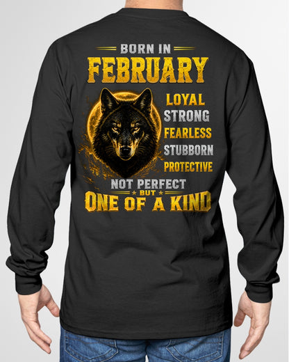 FEBRUARY GUY - NOT PERFECT BUT ONE OF A KIND - T SHIRT FOR STRONGMAN - TRNN02 (SKU2607-266-02)