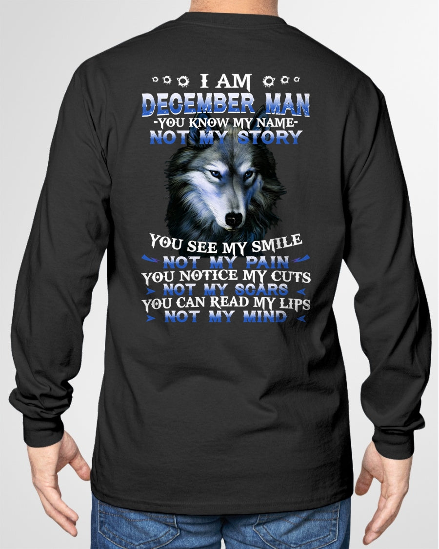 DECEMBER MAN - YOU KNOW MY NAME NOT MY STORY YOU SEE MY SMILE - TRNN12 (SKU26T-01-48-12)