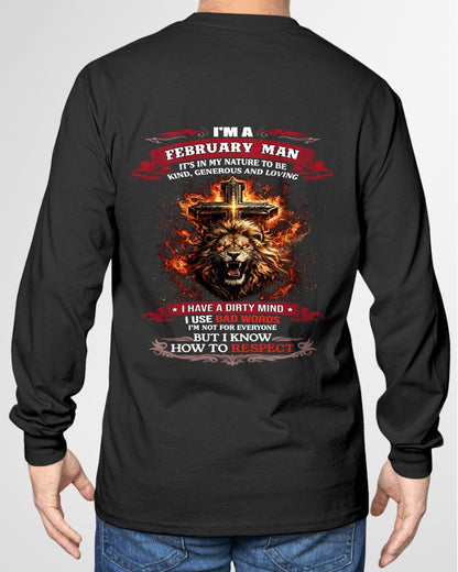 FEBRUARY - I HAVE A DIRTY MIND I USE BAD WORDS I'M NOT FOR EVERYONE - TRNN02 (SKU26T-01-31-02)