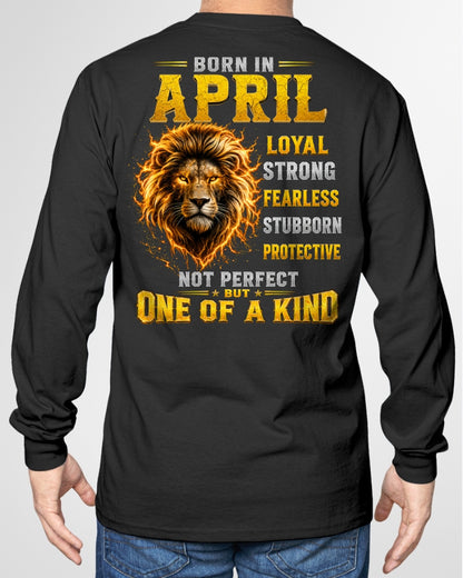 APRIL GUY - NOT PERFECT BUT ONE OF A KIND - T SHIRT FOR STRONGMAN - TRNN04 (SKU2608-34-04)