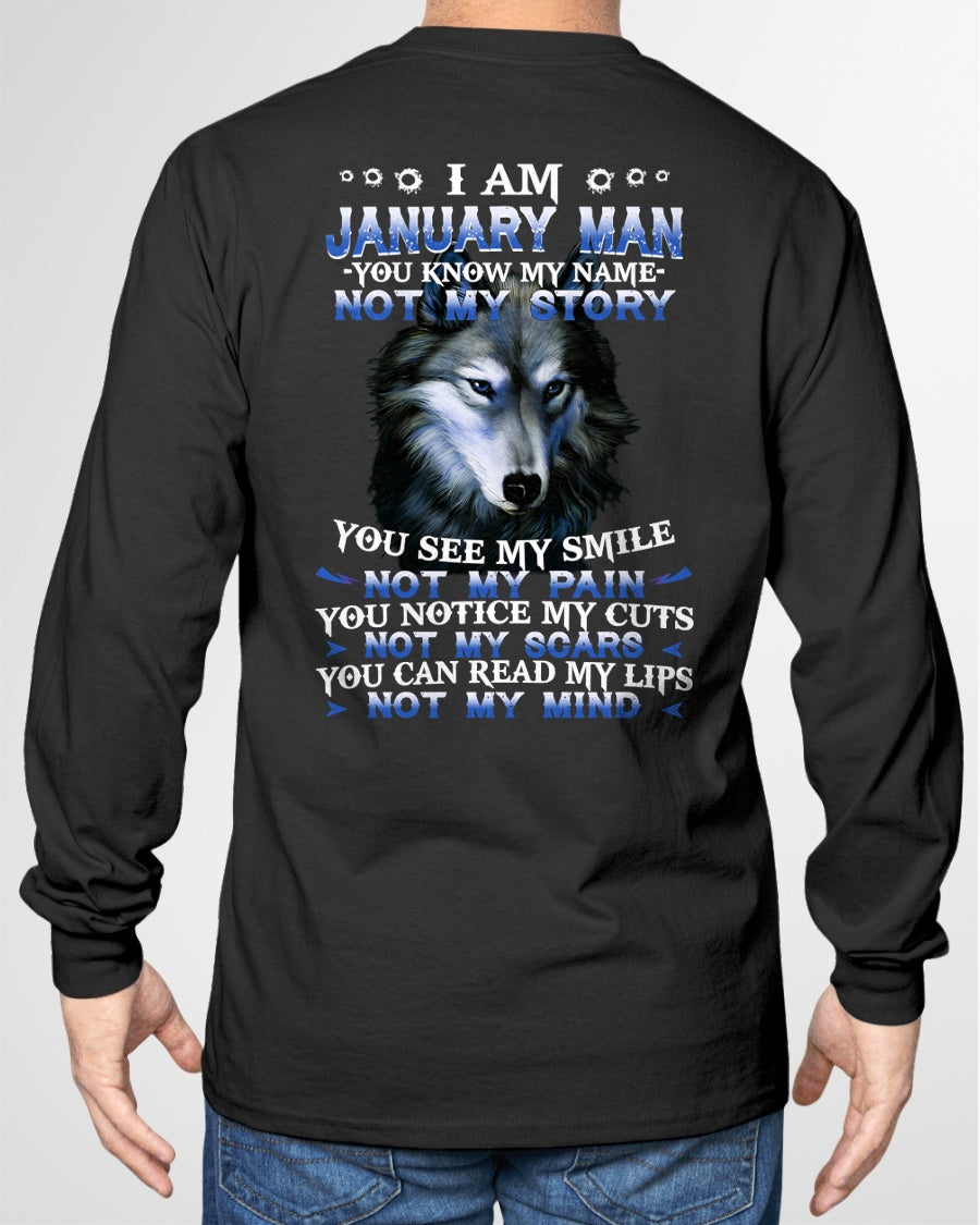 JANUARY MAN - YOU KNOW MY NAME NOT MY STORY YOU SEE MY SMILE - TRNN01 (SKU26T-01-48-01)