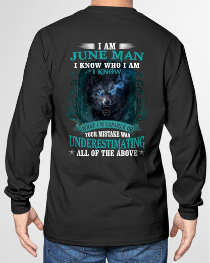 JUNE MAN - I KNOW WHO I AM UNDERESTIMATING ALL OF THE ABOVE - TRNN06 (SKU26T-01120-06)