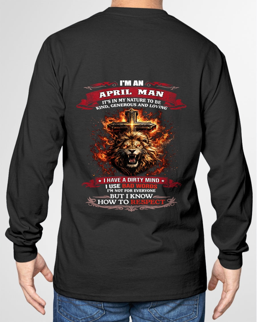 APRIL - I HAVE A DIRTY MIND I USE BAD WORDS I'M NOT FOR EVERYONE - TRNN04 (SKU26T-01-31-04)