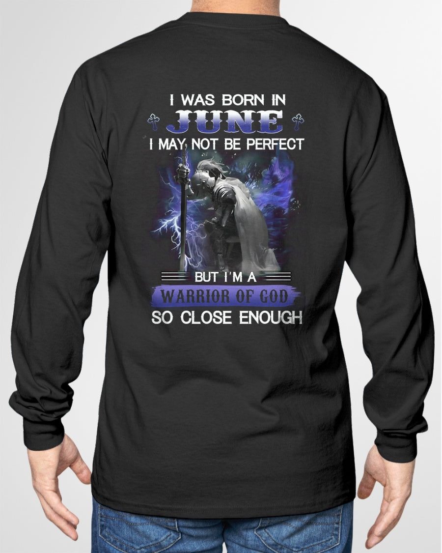 JUNE MAN - I MAY NOT BE PERFECT BUT I AM A WARRIOR OF GOD  - TRNN06 (SKU26T-01128-06)