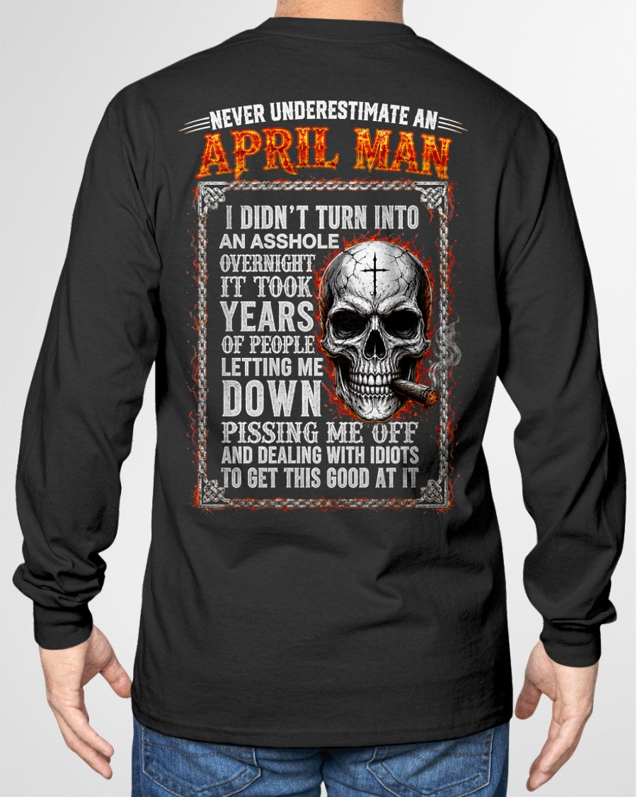 APRIL - GRUMPY MAN - T Shirt For Strongman - TRNN04 (SKU2606-383-04)