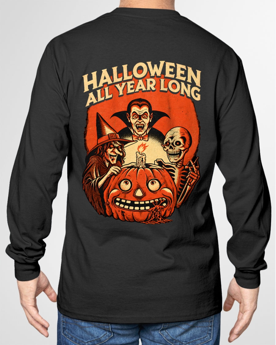 HALLOWEN ALL YEAR LONG T-SHIRT - FROM WOMAN/MAN/CHILD - TRNN00 (SKU2609-274)