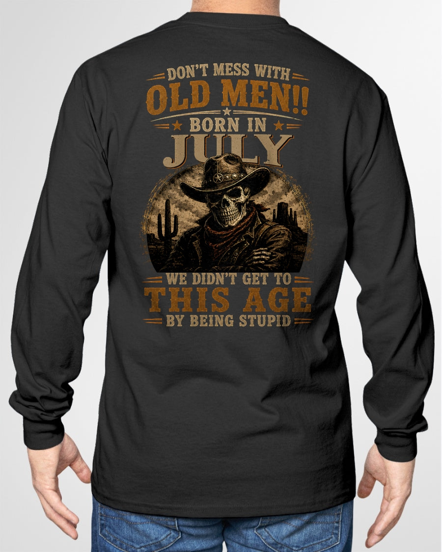 JULY - DON'T MESS WITH OLD MEN - T SHIRT FOR STRONGMAN - TRNN07 (SKU2607-233-07)