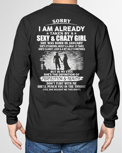 JANUARY - Sorry I Am Already Taken By a Sexy & Crazy Girl - FROM WIFE - TRNN01 (SKU2610-149-01)