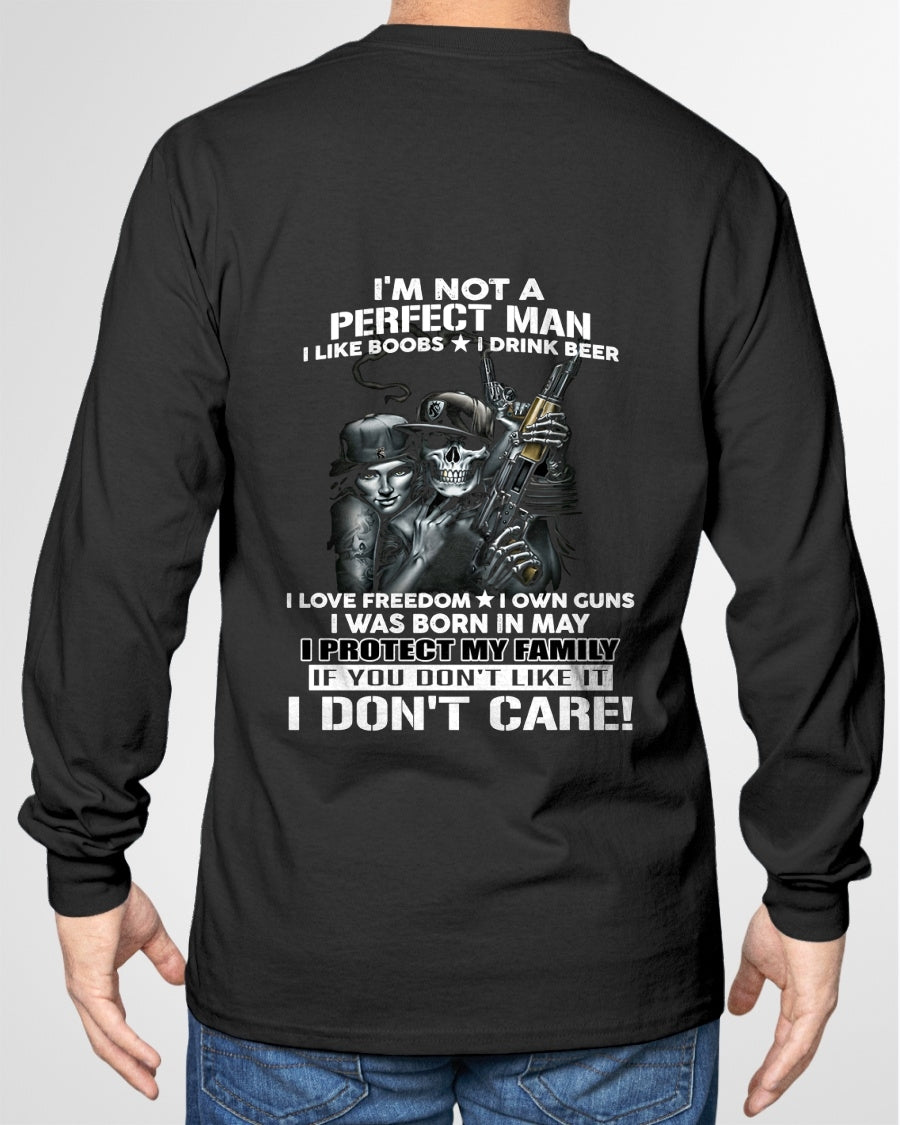 MAY - I'M NOT A PERFECT MAN BUT I PROTECT MY FAMILY - TRNN05 (SKU26T-0193-05)