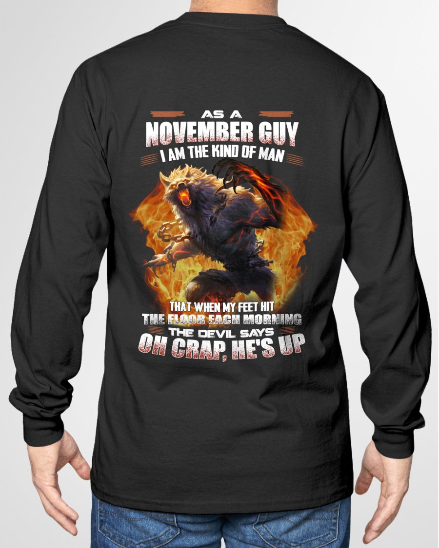 NOVEMBER - I'M THE KIND OF MAN THAT WHEN MY FEET HIT THE FLOOR EACH MORNING - TRNN11 (SKU26T-01-13-11)
