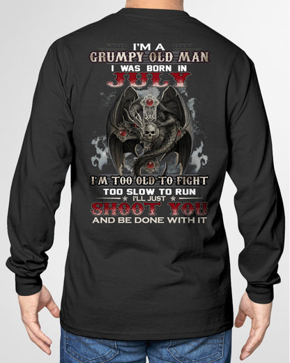 JULY MAN - I'M A GRUMPY OLD MAN I'LL JUST SHOOT YOU AND BE DONE WITH IT - TRNN07 (SKU26T-01188-07)