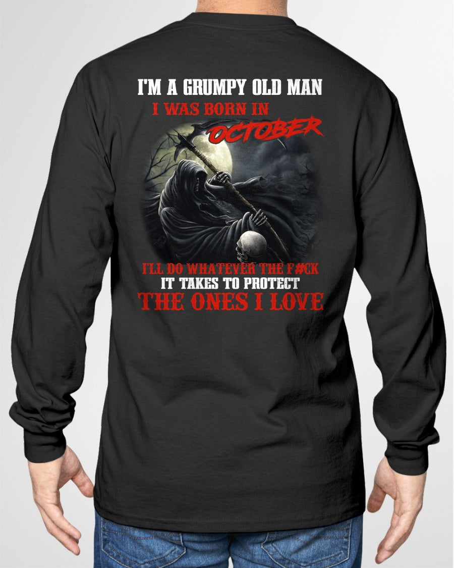 OCTOBER - I'LL DO WHATEVER TO PROTECT THE ONES I LOVE - T Shirt For Strongman - TRNN10 (SKU2602-55-10)