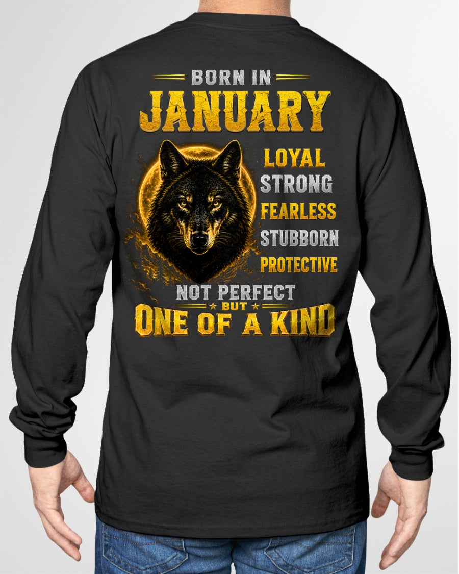 JANUARY GUY - NOT PERFECT BUT ONE OF A KIND - T SHIRT FOR STRONGMAN - TRNN01 (SKU2607-266-01)