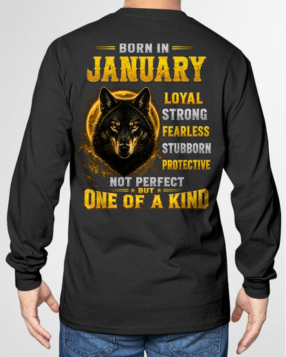 JANUARY GUY - NOT PERFECT BUT ONE OF A KIND - T SHIRT FOR STRONGMAN - TRNN01 (SKU2607-266-01)