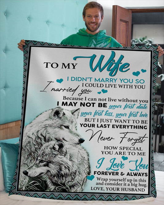 Special Gift For Wife Blanket - From Husband