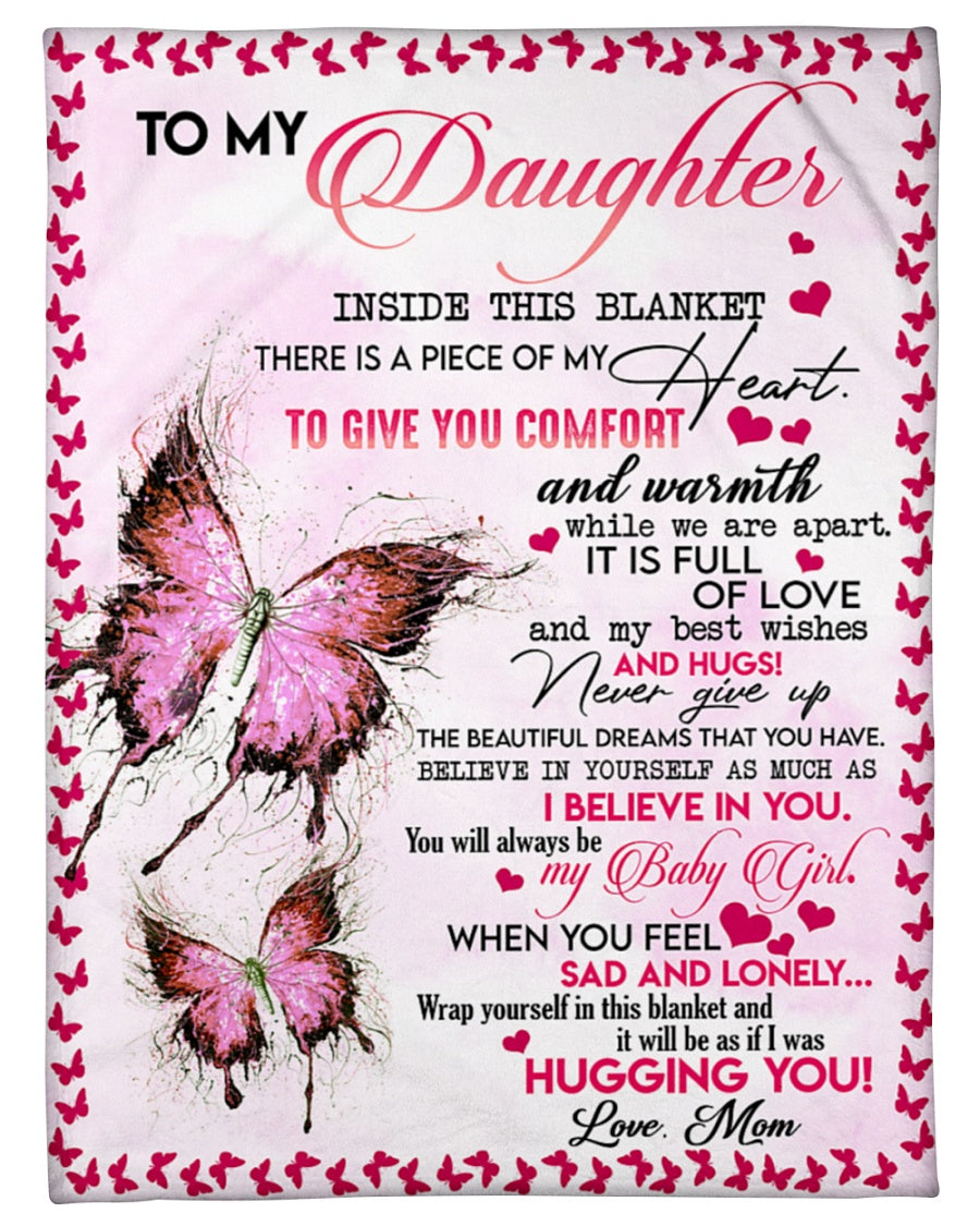 Special gift for your daughter blanket - from Mom