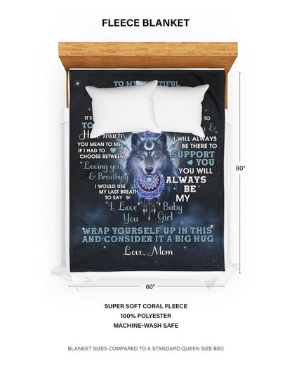 Special Gift For Your Daughter Blanket - From Mom