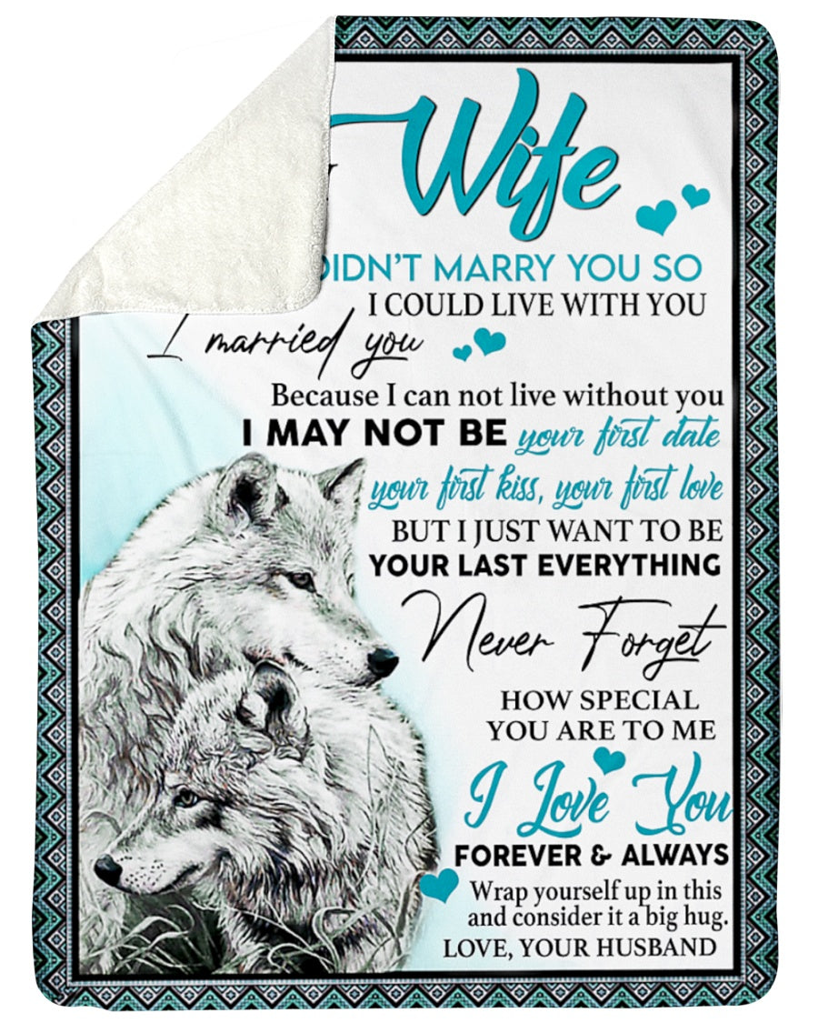 Special Gift For Wife Blanket - From Husband
