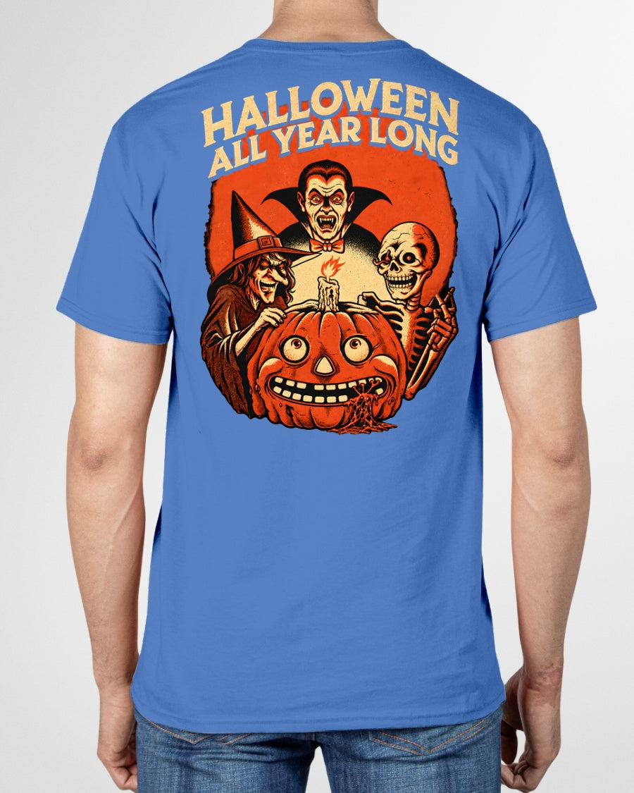 HALLOWEN ALL YEAR LONG T-SHIRT - FROM WOMAN/MAN/CHILD - TRNN00 (SKU2609-274)