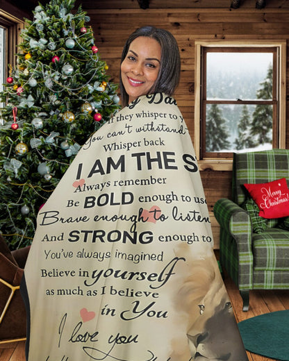 Special Gift For Your Daughter Blanket - From Dad (SKUB09-DOANB01)