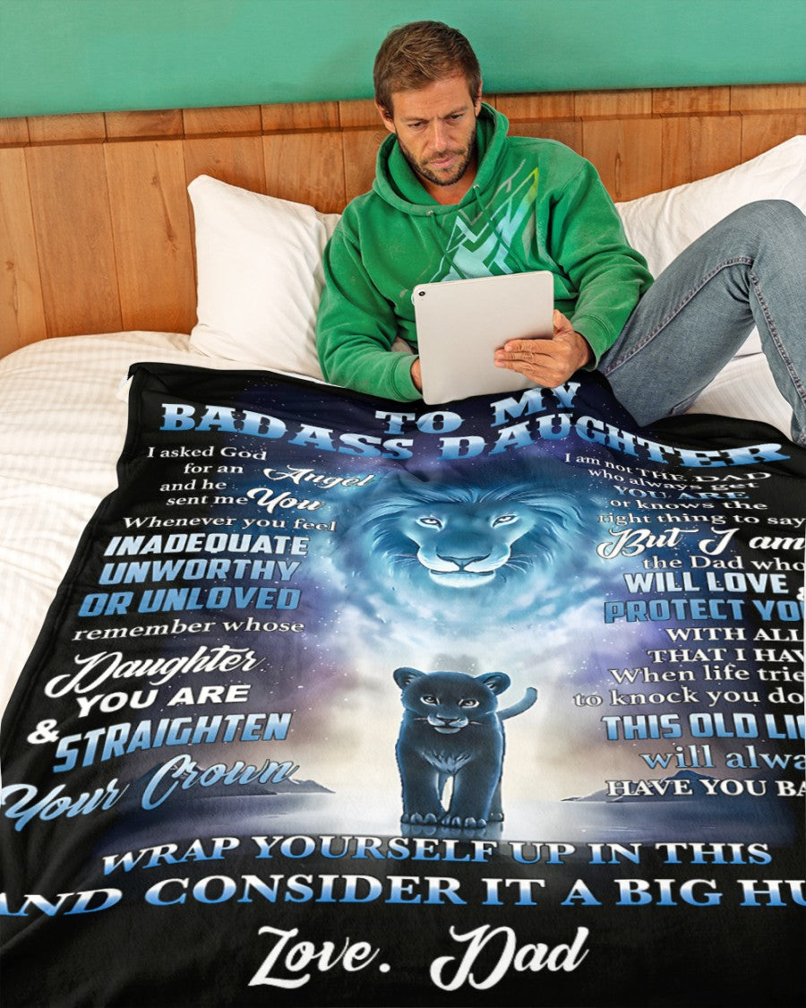 Special For Lovely Daughter Gift Blanket - From Dad (SKUB12-191)