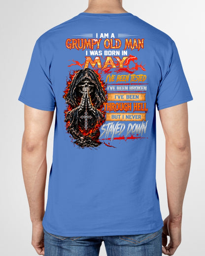 MAY - I Am a Grumpy Old Man - T Shirt For Strongman - TRNN05 (SKU2609-372-05)