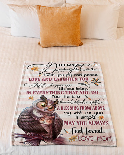 Special blanket for Daughter - From Mom blanket