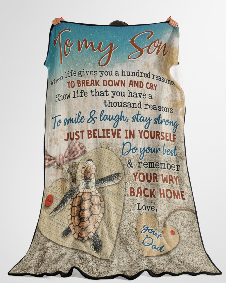 Special Gift For Your Son Blanket - From Dad